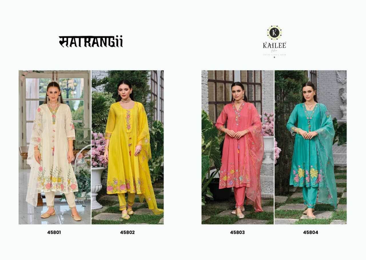 Chanderi Soft Handwork Suits - MYLUXURY LANE ENTERPRISE